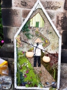 Well dressing from 2015 based on the story of two pots